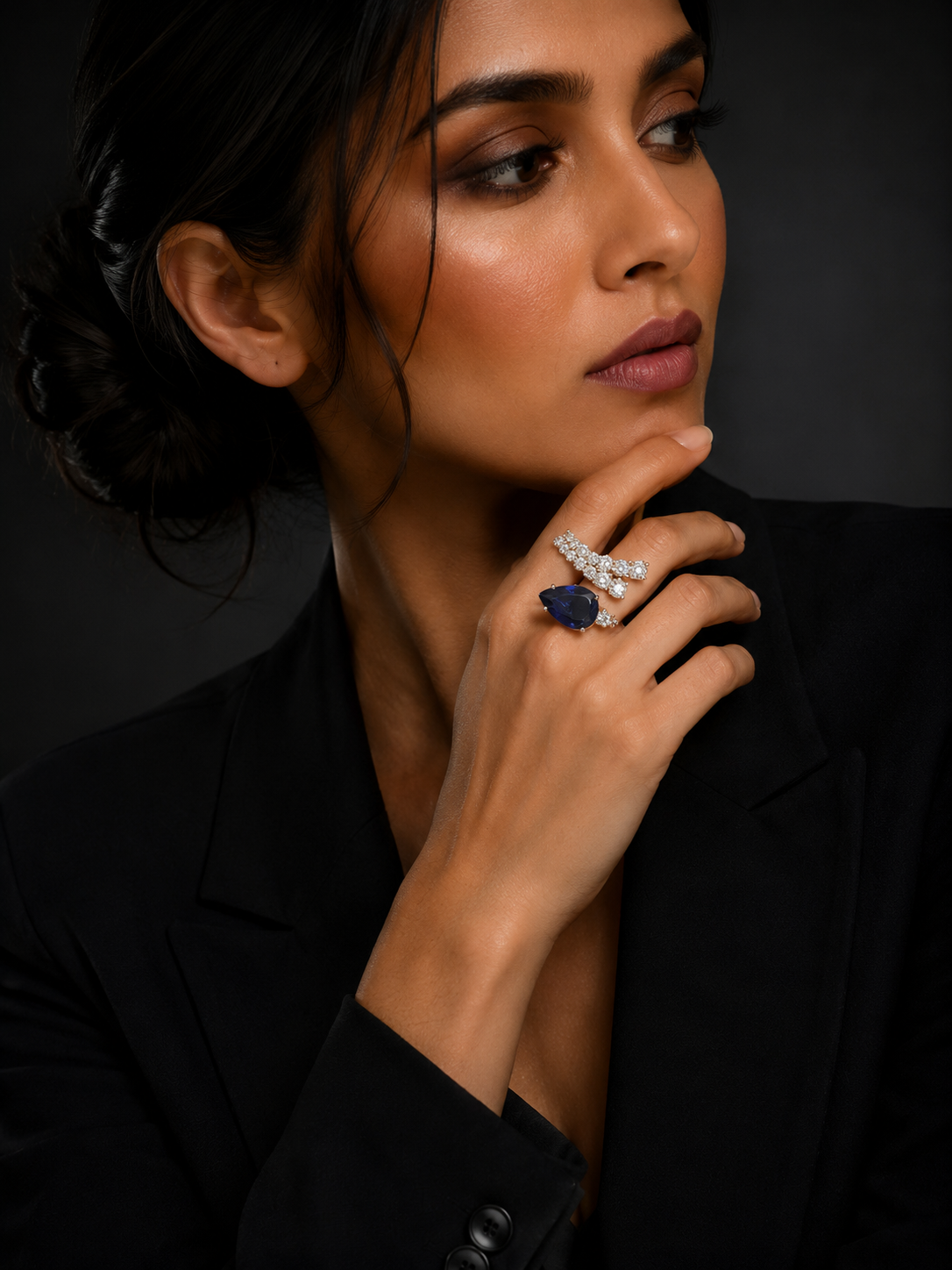 Midnight Duo Ring