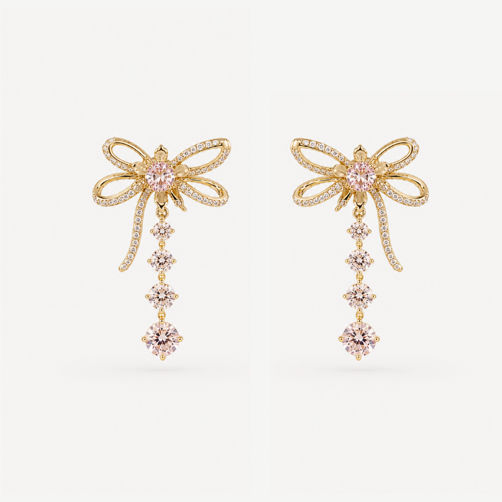 Midnight Pearl Charm Drops
