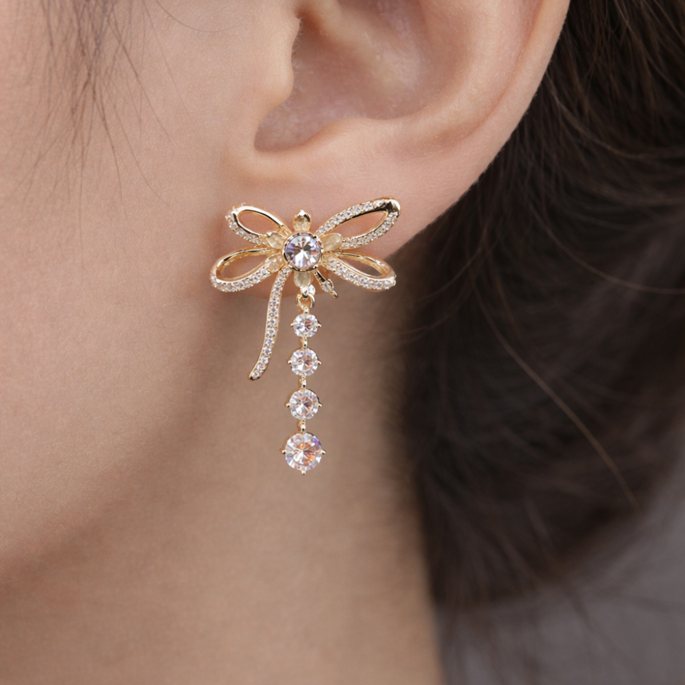 Midnight Pearl Charm Drops