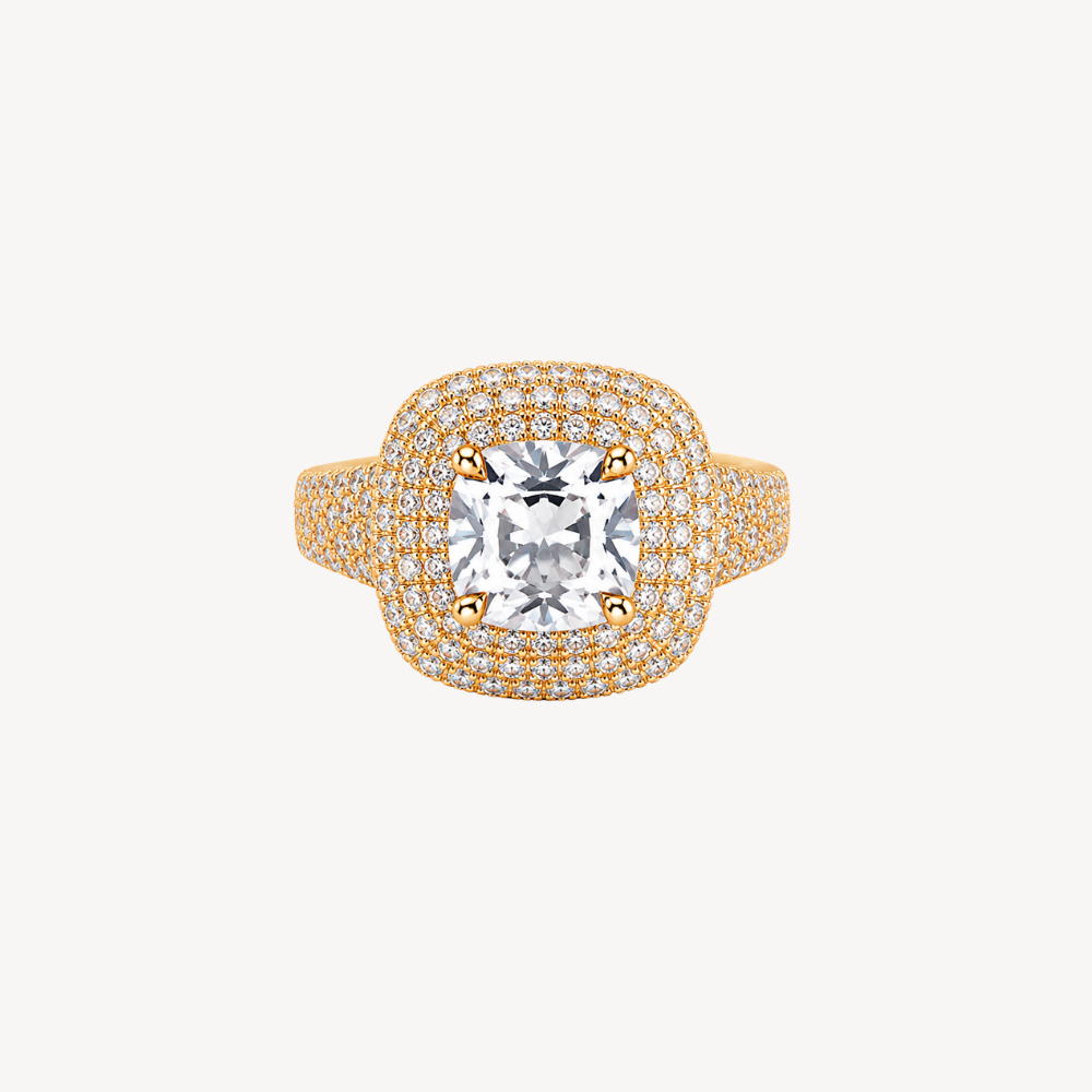Vintage Crystal Dome Ring