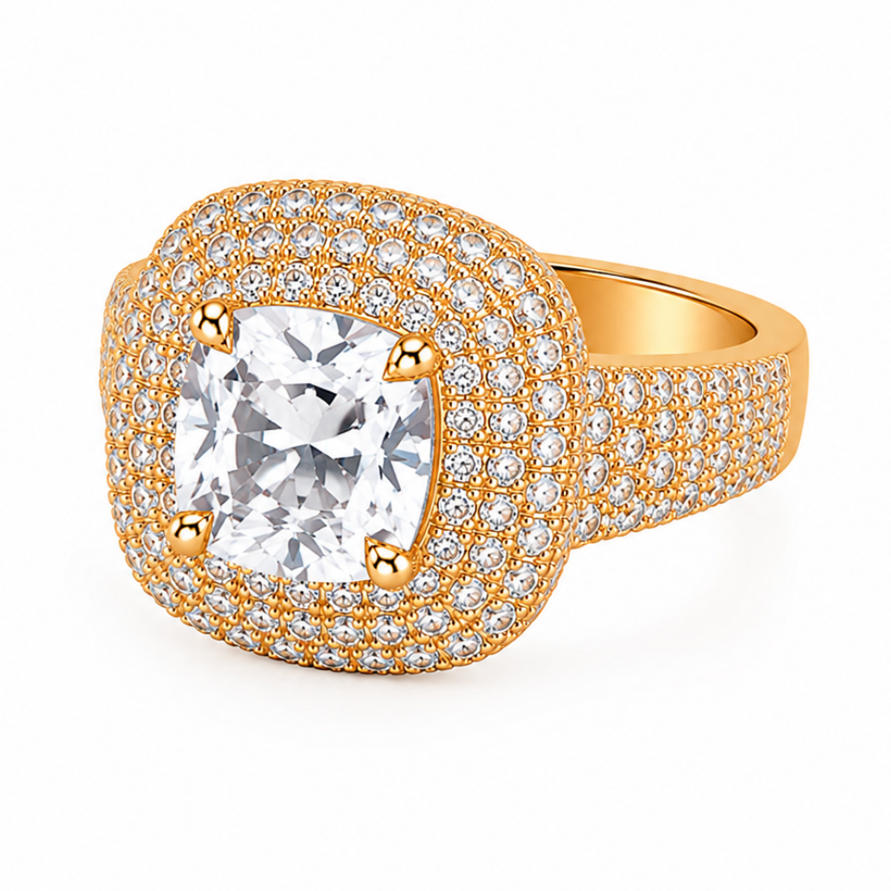 Vintage Crystal Dome Ring