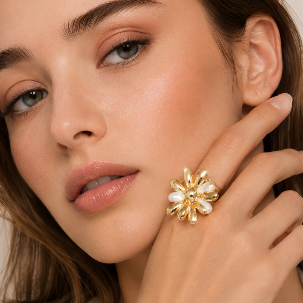 Sunlit Bloom Ring