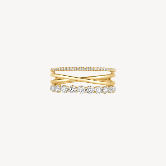 Golden Trinity Ring