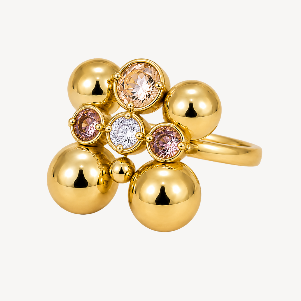 Golden Daisy Ring