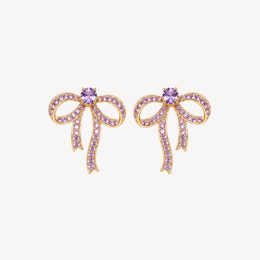 Golden Crystal Cluster Studs