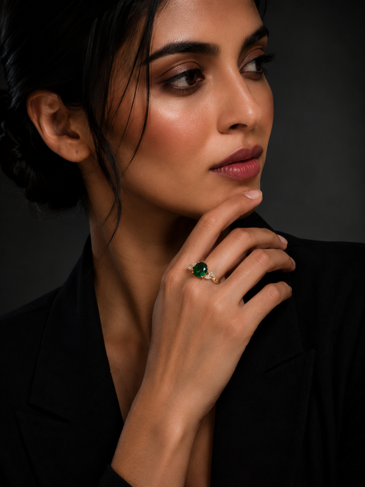 Emerald Grace Ring