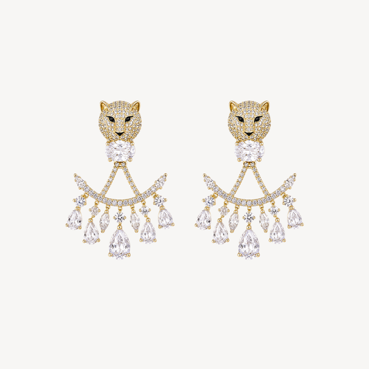 Crystal Starburst Statement Earrings