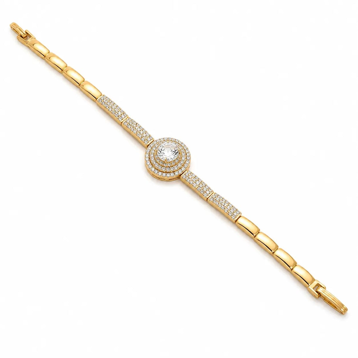 LUXARQ 18K Gold Plated Statement Bracelet for Women