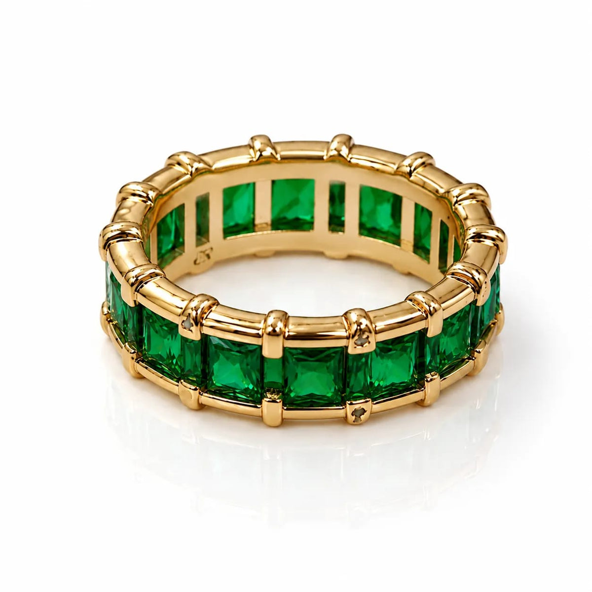 Verdelle Green Stone Statement Ring