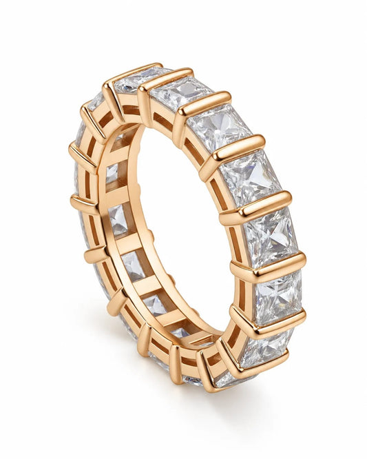 Eternelle Princess Cut Eternity Ring