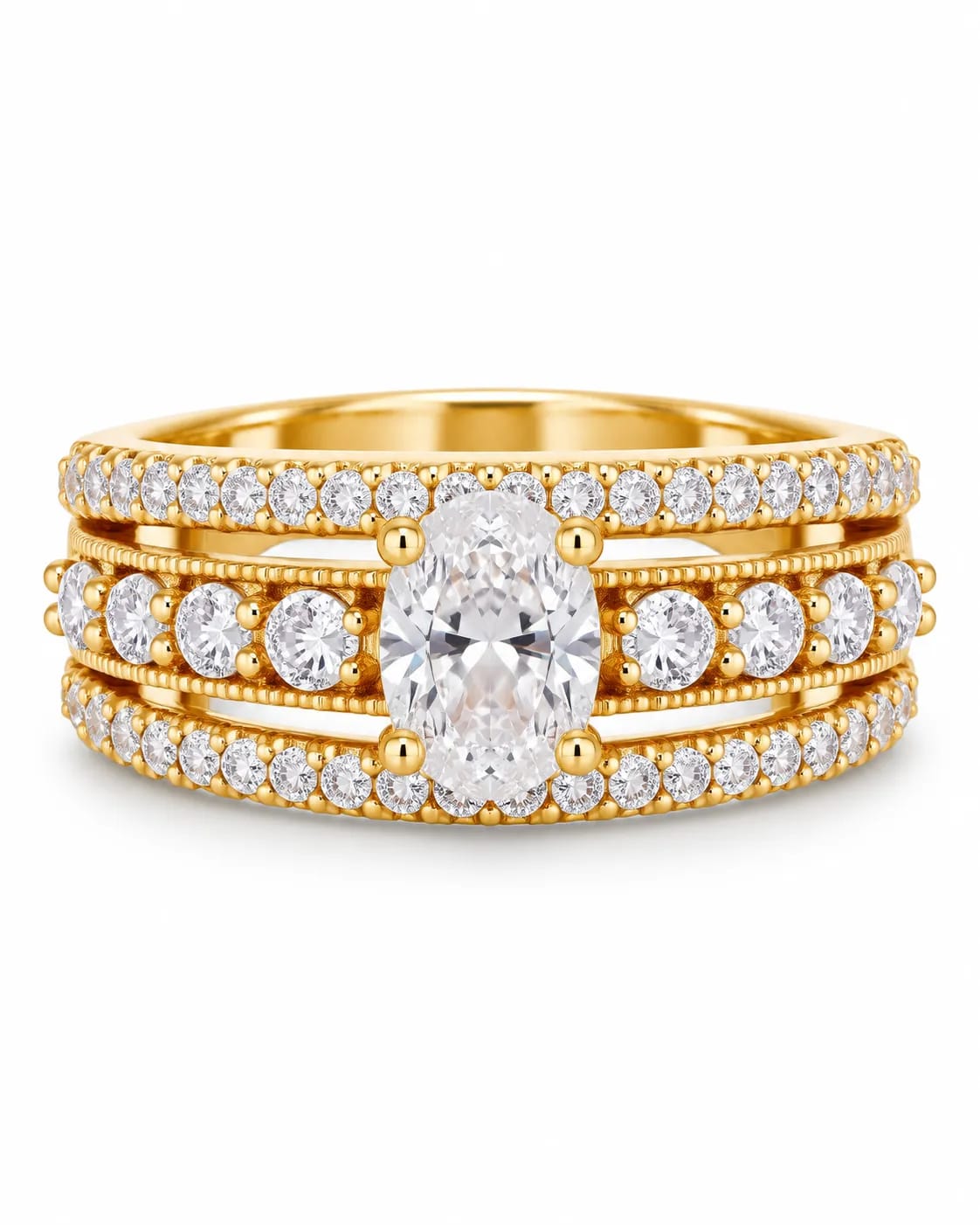 Bellara Oval CZ Statement Ring