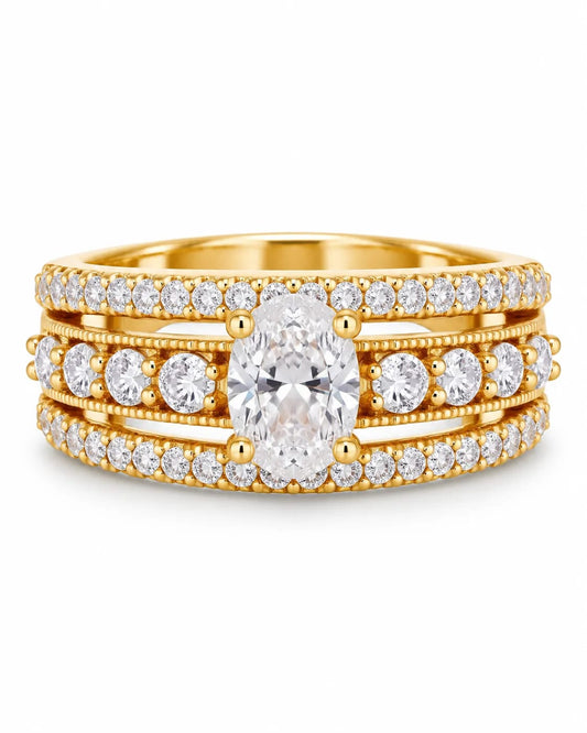 Bellara Oval CZ Statement Ring